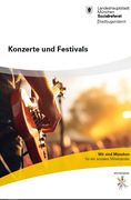 Titelbild der Broschüre: Reihe Erziehungsfragen<br>
Konzerte und Festivals