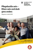 Titelbild der Broschüre: Pflegeelternrundbrief I/2024<br>
Pflegefamilie sein —
Eltern sein und doch ganz anders